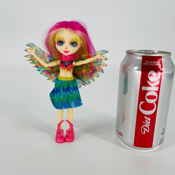 Mattel Enchantimals Peeki Parrot Doll Cut Hair Missing Parrot and Crown - GUC - Picture 10 of 15